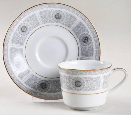 Nile Flat Demitasse Cup & Saucer Set