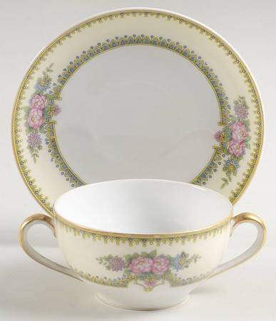 Nirvana Flat Bouillon Cup & Saucer