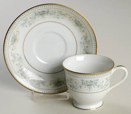 Noble Footed Demitasse Cup & Saucer Set
