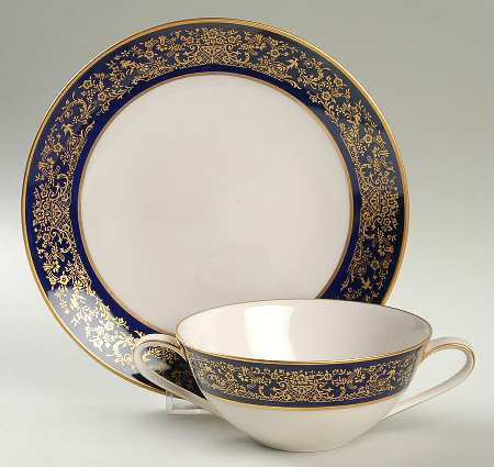 Noblesse Flat Cream Soup Bowl & Saucer Set