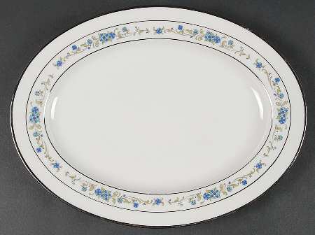 Norma 11" Oval Serving Platter by Noritake