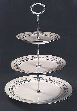 Norma 13 7/8"-14 1/4" 3-Tiered Serving Tray(DP,SP,BB) HC