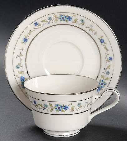 Footed Cup & Saucer Set
