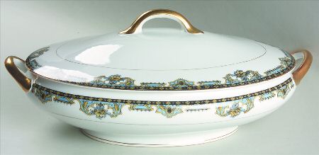 Normandie (Pat 68480) Oval Covered Vegetable