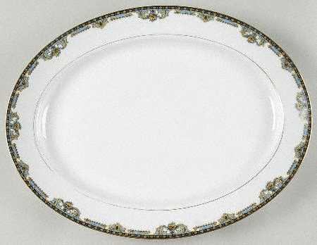 Normandie (Pat 68480) 16" Oval Serving Platter