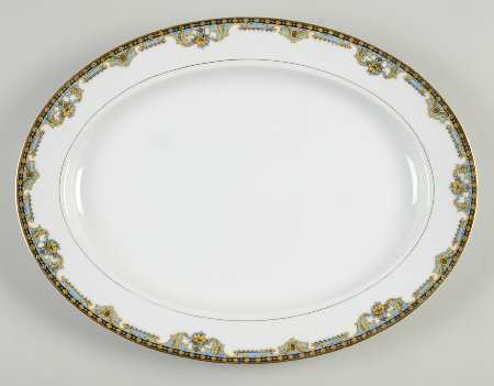 Normandie (Pat 68480) 13" Oval Serving Platter