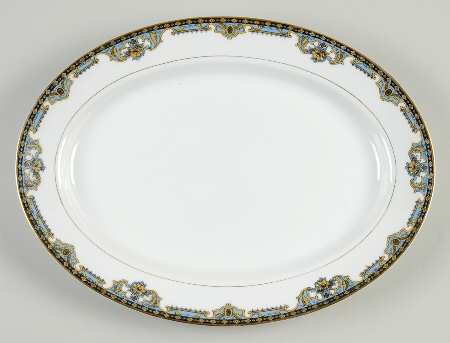 Normandie (Pat 68480) 11" Oval Serving Platter