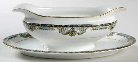 Normandie (Pat 68480) Gravy Boat with Attached Underplate