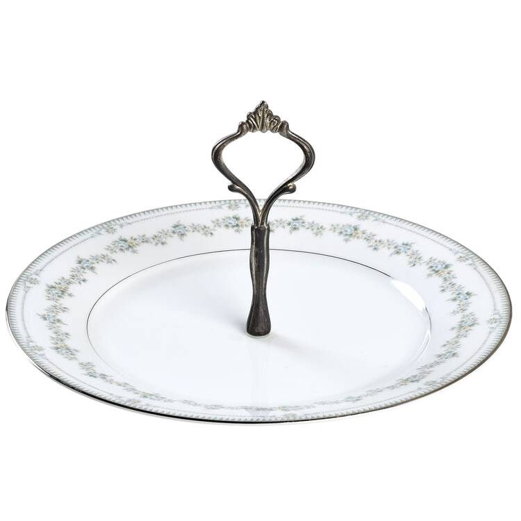 Norwood Round Serving Plate with Handle (DP)