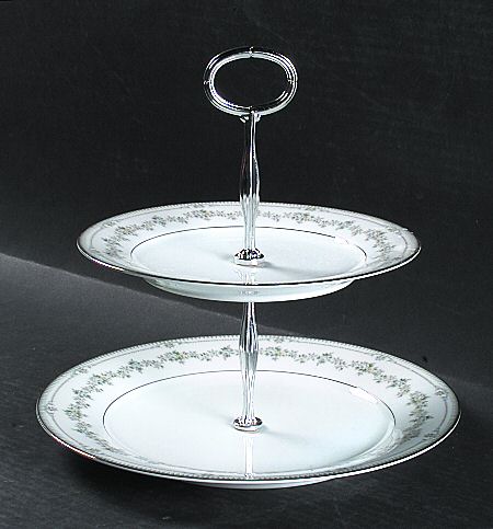 Norwood 6 5/8"-10"  2 Tiered Serving Tray (Dp, Sp) HC