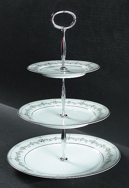 Norwood 13 7/8"-14 1/4" 3-Tiered Serving Tray(DP,SP,BB) HC
