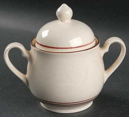Nutmeg Sugar Bowl & Lid