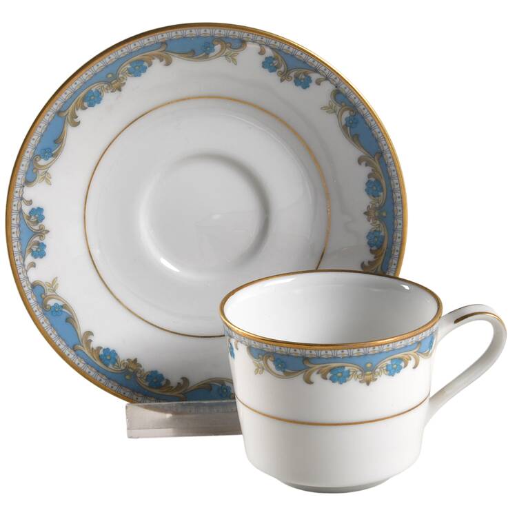 Oberlin Footed Demitasse Cup & Saucer Set