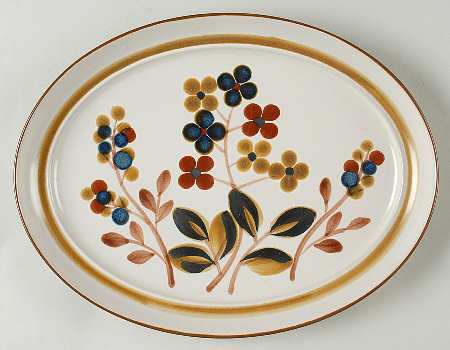 October Fest 13" Oval Serving Platter