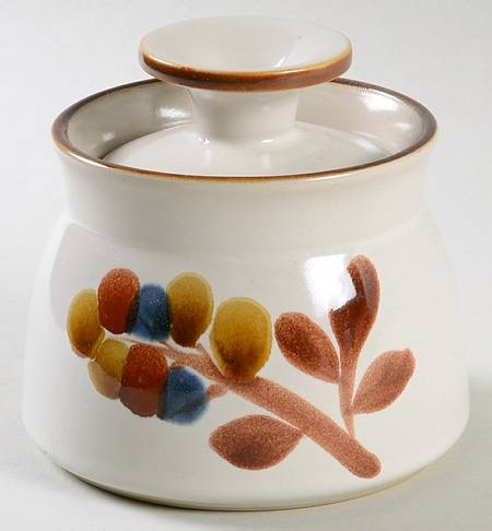October Fest Sugar Bowl & Lid