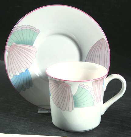 Ocean Melody Flat Cup & Saucer Set