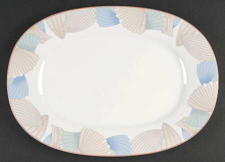 Ocean Melody 14" Oval Serving Platter