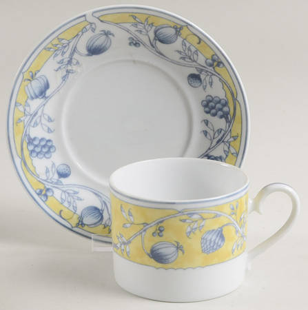 October Light Flat Cup & Saucer Set