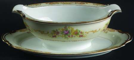 Odette Gravy Boat with Attached Underplate