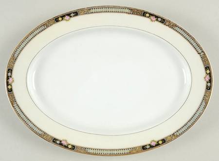 Olanta 10" Oval Serving Platter