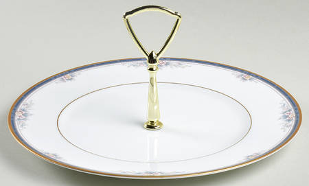 Ontario Round Serving Plate with Handle (DP)