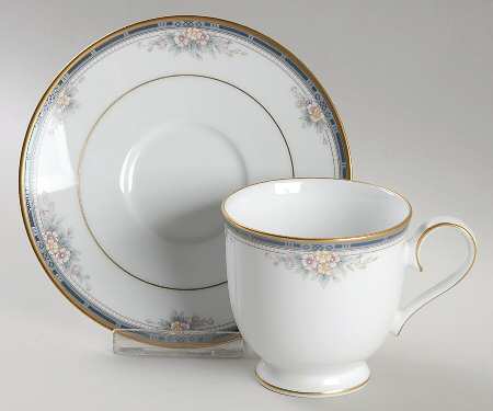 Ontario Footed Cup & Saucer Set by Noritake