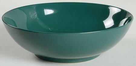 Options Green 9" Round Vegetable Bowl