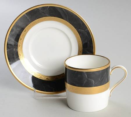 Opulence Flat Demitasse Cup & Saucer Set by Noritake