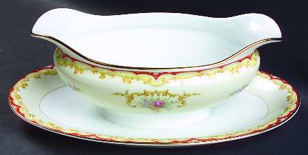 Oradell Gravy Boat with Attached Underplate