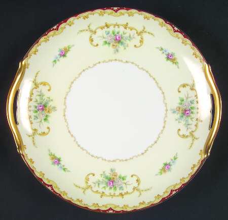 Oradell Handled Cake Plate