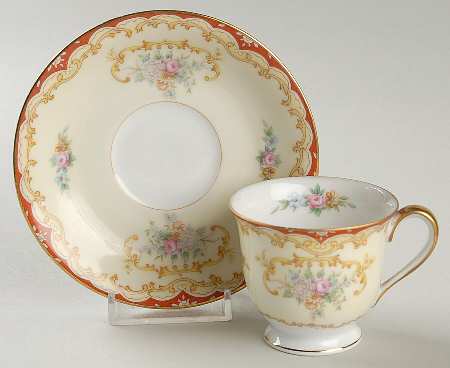 Oradell Footed Demitasse Cup & Saucer Set