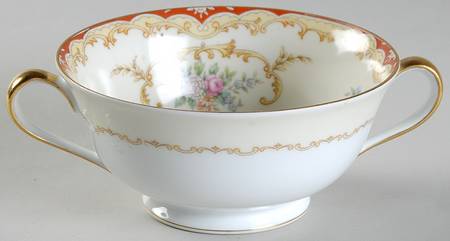 Oradell Footed Cream Soup Bowl