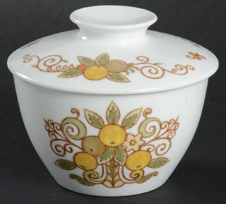 Orange County Sugar Bowl & Lid