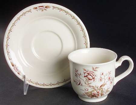 Oriental Dream Footed Cup & Saucer Set