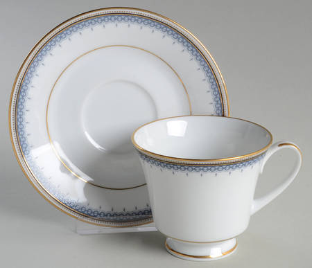 Orient Express Footed Cup & Saucer Set