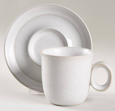 Oriental Garden Flat Cup & Saucer Set