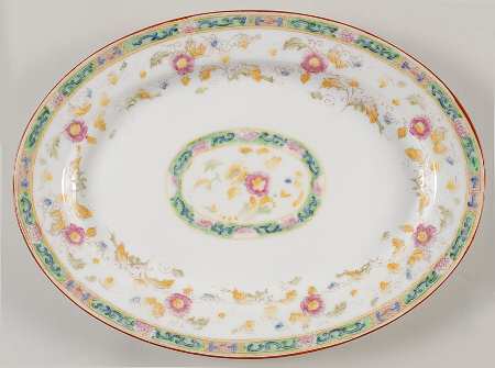 The Oriental 11" Oval Serving Platter