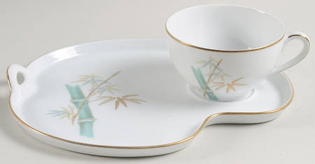 Oriental Snack Plate & Cup Set by Noritake