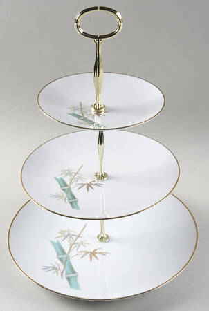 Oriental 13 7/8"-14 1/4" 3-Tiered Serving Tray(DP,SP,BB) HC