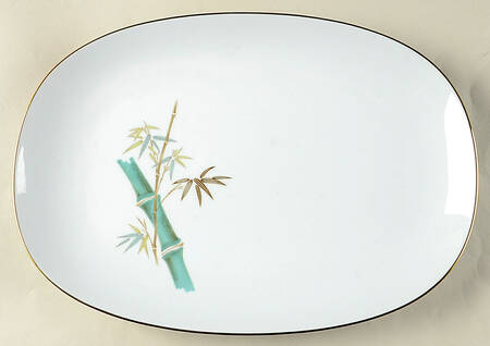 Oriental 13" Oval Serving Platter