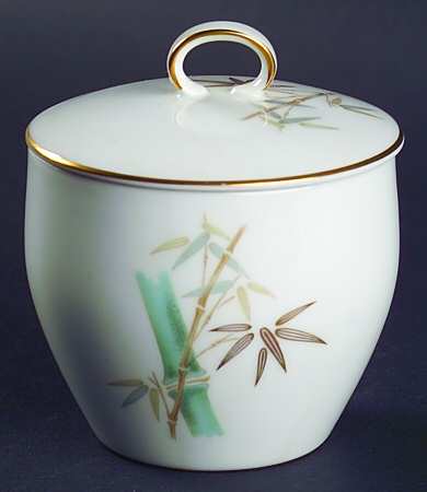 Oriental Sugar Bowl & Lid