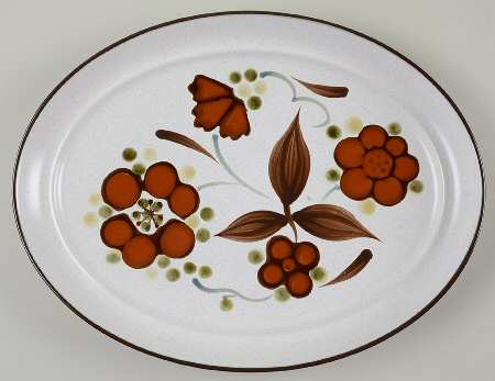 Orinda 13" Oval Serving Platter