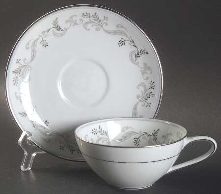 Orleans Flat Cup & Saucer Set