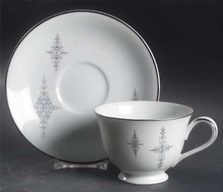 Orleans Footed Cup & Saucer Set