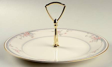 Orient Point Round Serving Plate with Handle (DP)