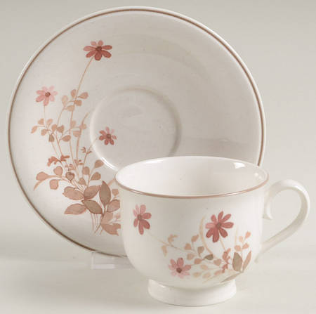 Footed Cup & Saucer Set