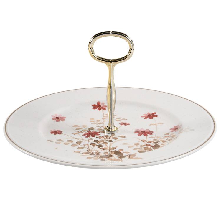 Outlook Round Serving Plate with Center Handle (Dp) Hc