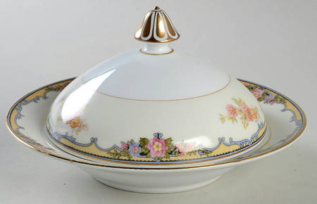 Oxford Round Covered Butter