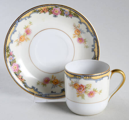 Oxford Flat Demitasse Cup & Saucer Set