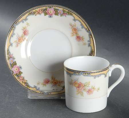 Oxford Flat Demitasse Cup & Saucer Set